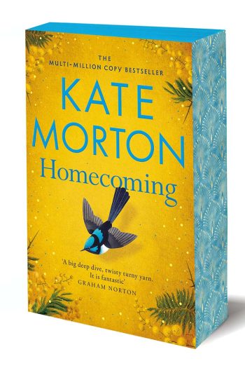 Sprayed edged edition of Homecoming by Kate Morton