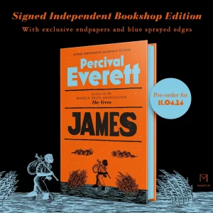 James by Percival Everett with sprayed edges