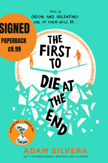 COVER OF THE FIRST TO DIE AT THE END, SIGNED